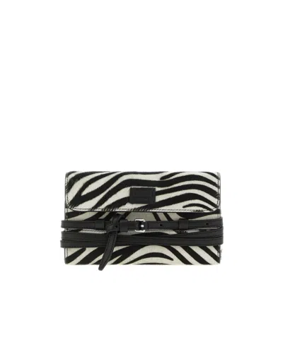 Moschino 'tie Me' Wallet On Chain In Multi