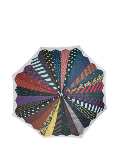 Moschino Tie-print Umbrella In Multi