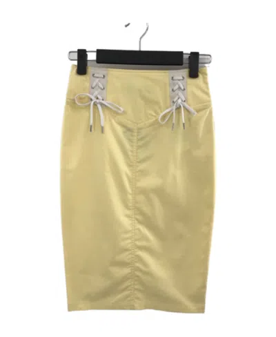 Moschino Tie The Details Of The Skirt In Nude