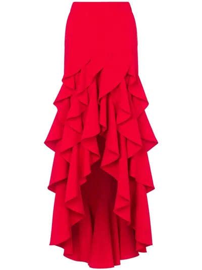 MOSCHINO TIERED ASYMMETRIC SKIRT