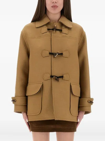 MOSCHINO TOGGLE POCKET COAT