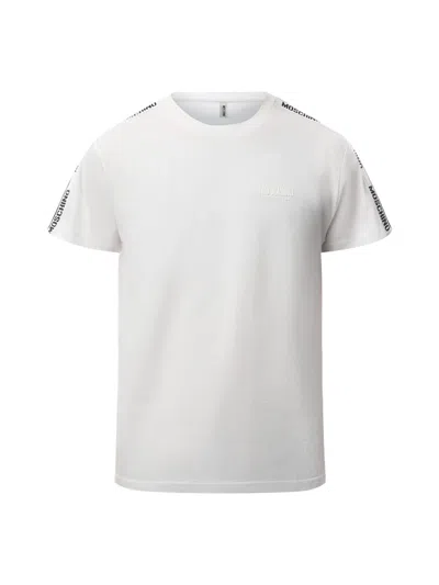 Moschino Tonal Tape T-shirt In White
