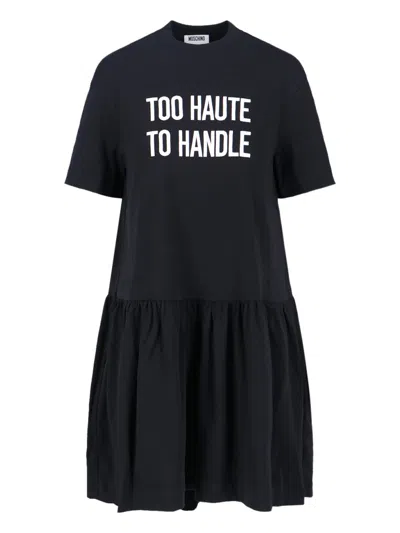 MOSCHINO TOO HAUTE TO HANDLE MIDI DRESS