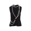 Moschino Flared Hem Knot Detailing Pearl Embellishments In Black
