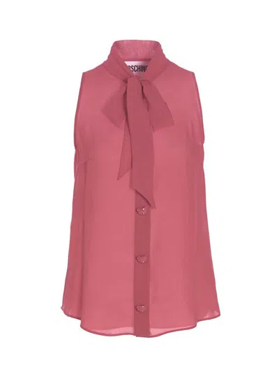 Moschino Top In Fuchsia