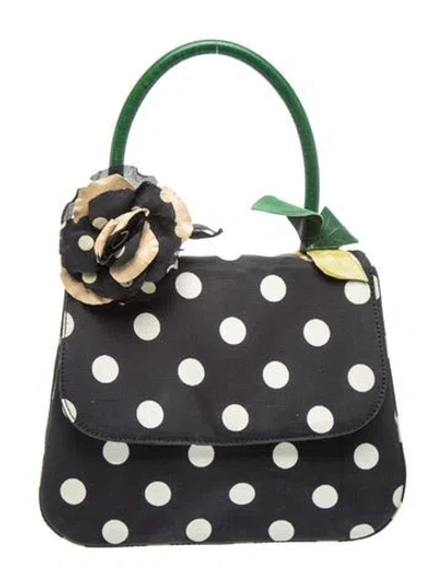 Pre-owned Moschino Top Handle Bag In Black