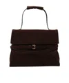Moschino Structured Buckle Detail Shoulder Bag In Black
