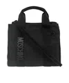 Moschino Top Handle Shoulder Bag In Black