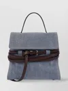 Moschino Top Handle Shoulder Bag With Detachable Belt