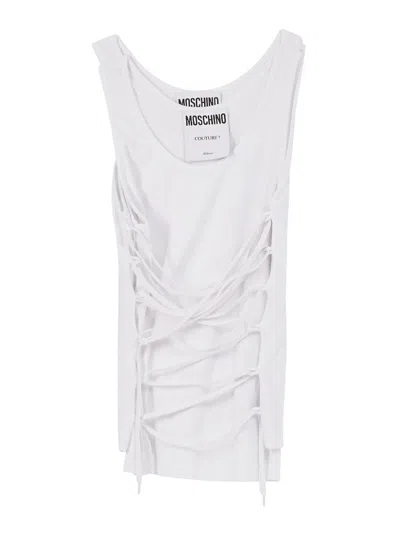 MOSCHINO TOP LACCI