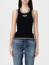 Moschino Top  Jeans Woman Color Black In Black