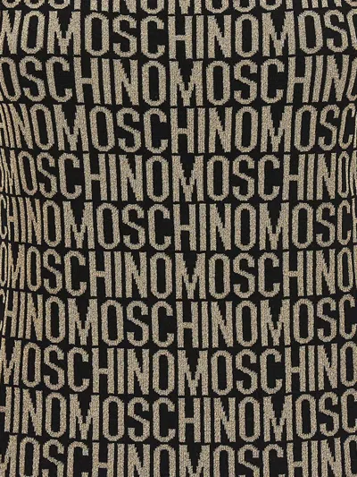 Moschino Top In Shiny Gold