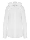 Moschino Long Sleeve Top Featuring Bow Detail In White