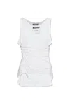 Moschino Sleeveless Shirt In White