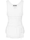 Moschino Top With Print In White