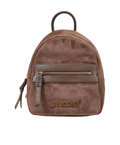 Moschino Top-handle Backpack In Brown