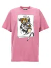 Moschino Printed T-shirt In Pink