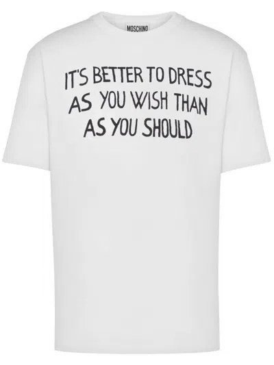 MOSCHINO MOSCHINO T-SHIRTS AND POLOS