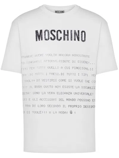 MOSCHINO MOSCHINO T-SHIRTS AND POLOS