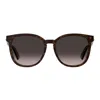 Moschino Tortoiseshell Acetate Sunglasses In Brown