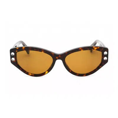 Moschino Tortoiseshell Cat-eye Sunglasses In Multi
