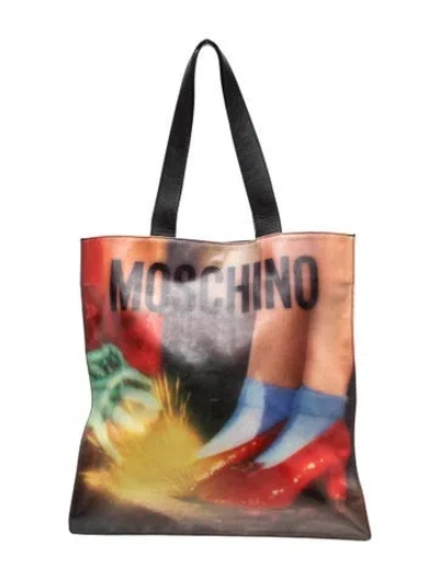 Pre-owned Moschino Tote In Black