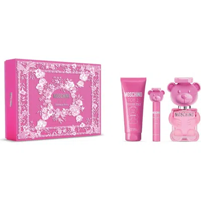Moschino Toy 2 Bubble Eau De Toilette Gum 3-piece Gift Set $146 Value In No Color
