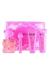 Moschino Toy 2 Bubble Gum Eau De Toilette Set $149 Value In Transparent