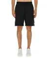 Moschino Sweatshirt Bermuda In Black