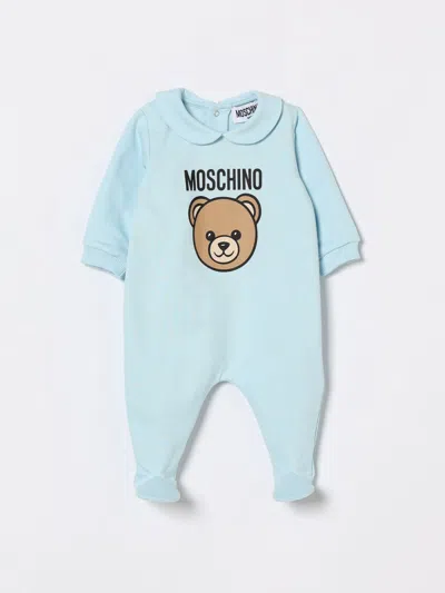 Moschino Babies' Overall  Kinder Farbe Hellblau In Blue