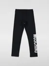 Moschino Legging In Jersey Logo Print In Schwarz