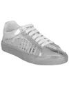 Moschino Transparent Sneaker In Silver
