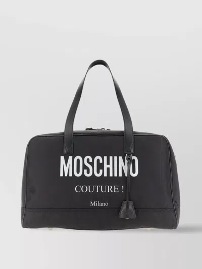 Moschino Travel Bag In Nylon