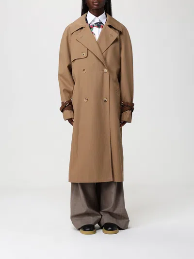 Moschino Trench Coat Woman  Couture In Brown