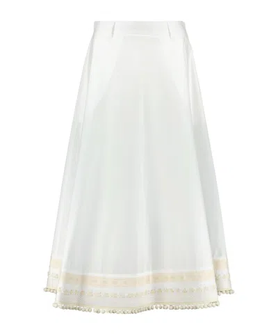 MOSCHINO MOSCHINO TRIM DETAILED SKIRT