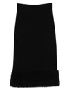 Moschino Skirt In Black