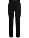 Moschino Virgin Wool Tailored Trousers In Black