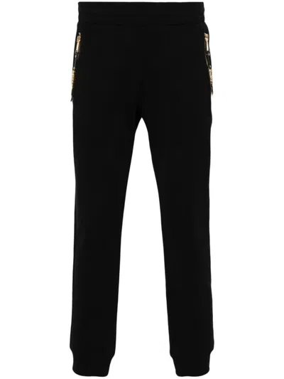 Moschino Trousers In Black