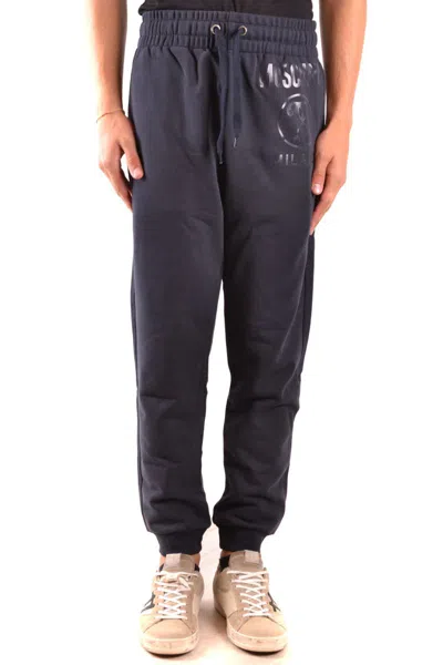 Moschino Trousers In Blue