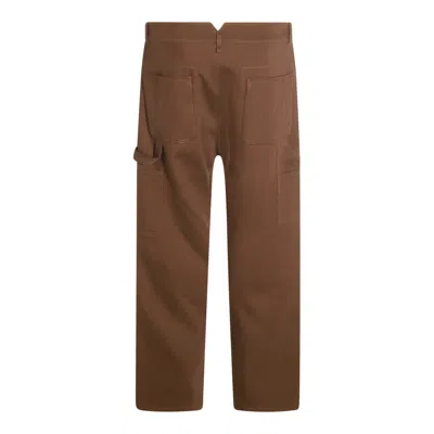 MOSCHINO TROUSERS BROWN