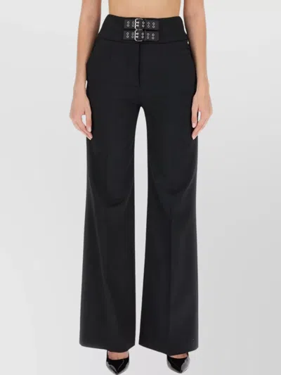 Moschino Trousers Featuring Shoulder Straps In Black