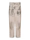 Moschino Trousers In Gray