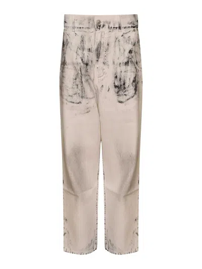 Moschino Trousers In Gray