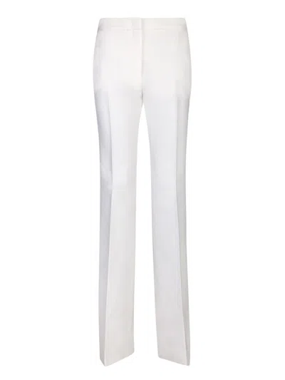Moschino Trousers In White