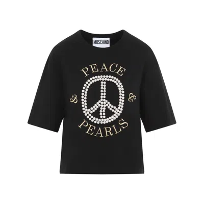 Moschino Tshirt In Black