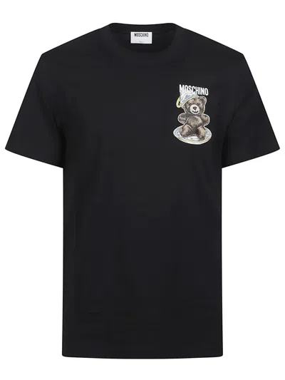 Moschino Tshirt In Black