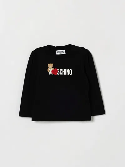 Moschino Babies'  T-shirt Kids Color Black