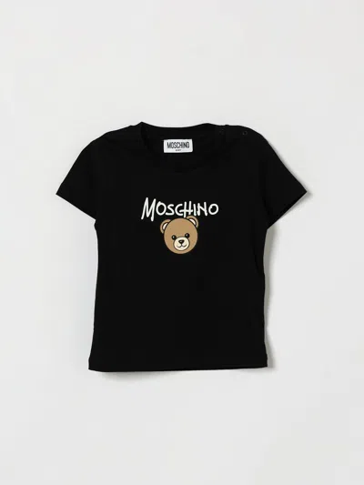 Moschino Babies'  T-shirt Kids Color Black