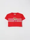Moschino Cherry-print T-shirt In Red