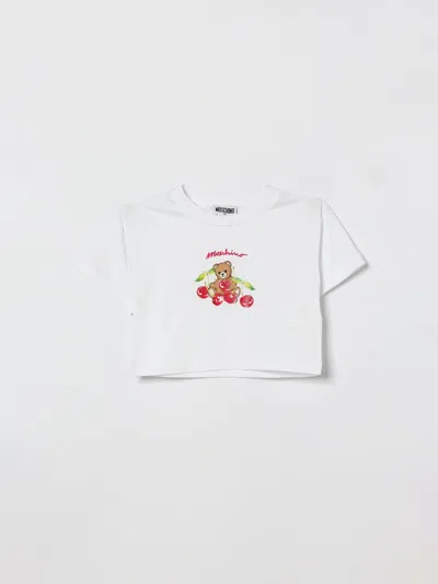 Moschino T-shirt Kids In White